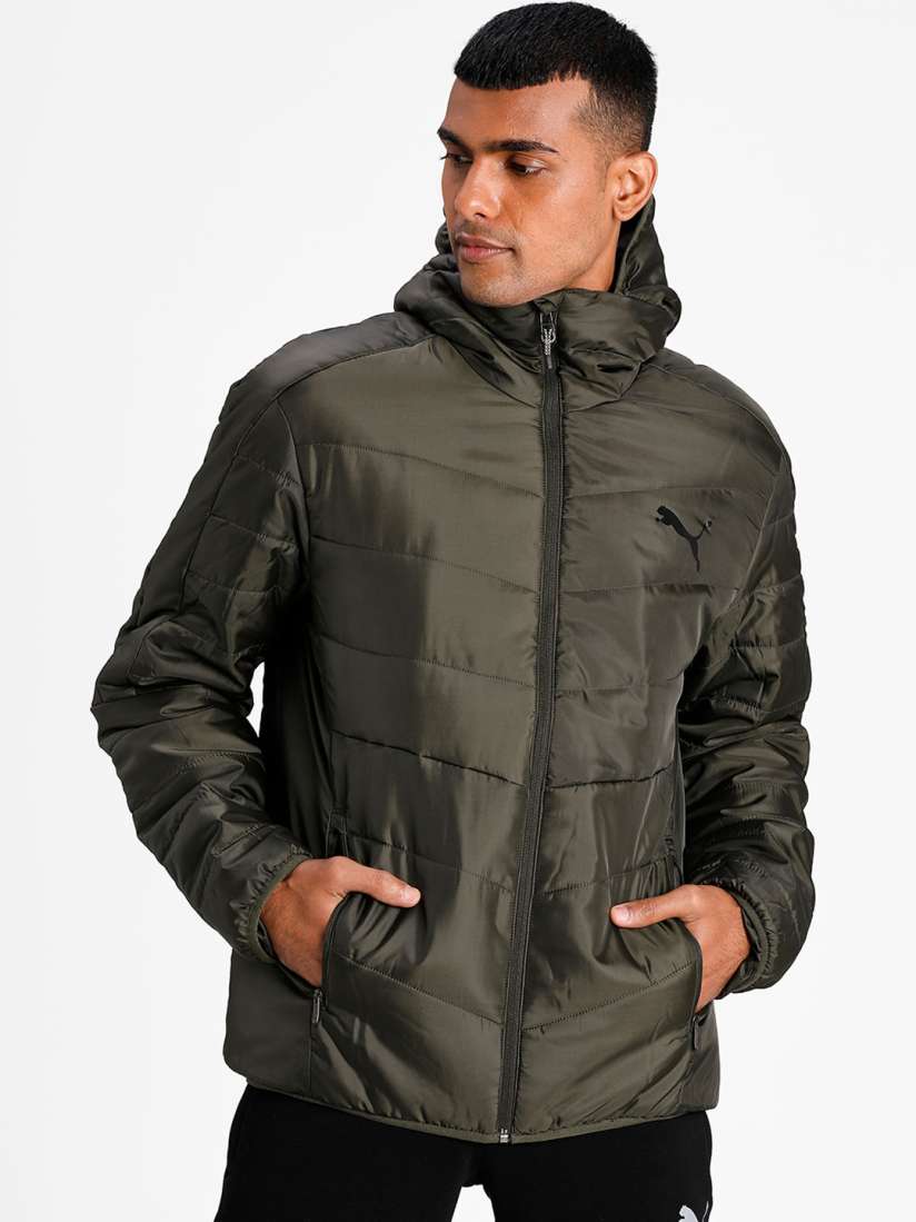 Buy Puma Men Green Solid WarmCELL Padded Jacket Jackets for Men 13199948 Myntra