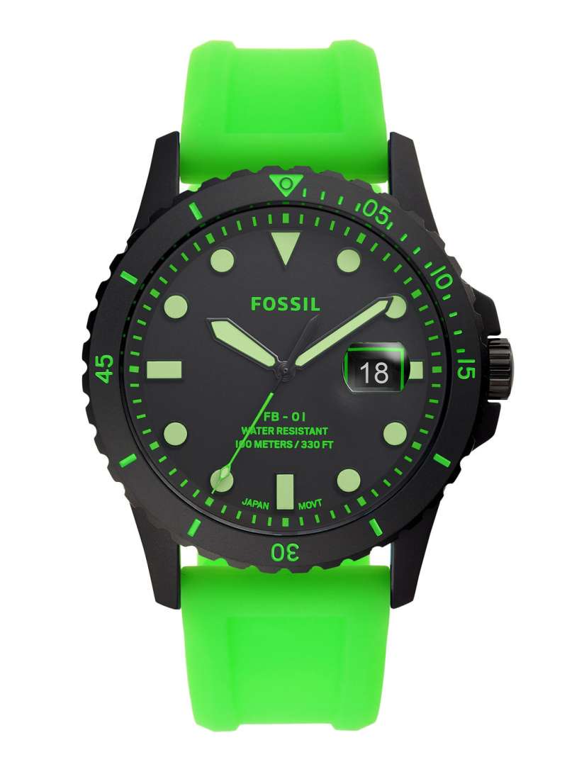 Buy Fossil Men Fluorescent Green Black Analogue Watch FS5683 Watches for Men 11495234 Myntra