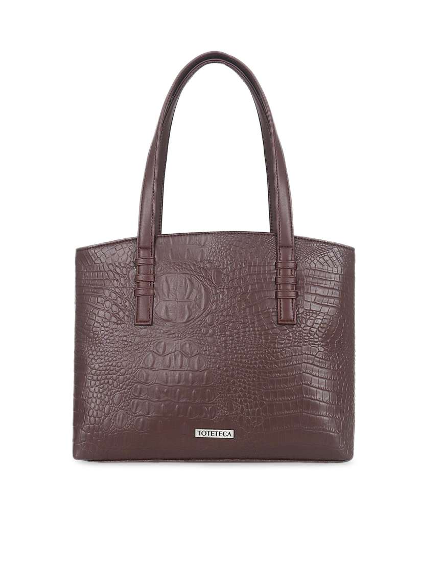 Buy Toteteca Brown Textured Shoulder Bag Handbags for Women 11497806 Myntra