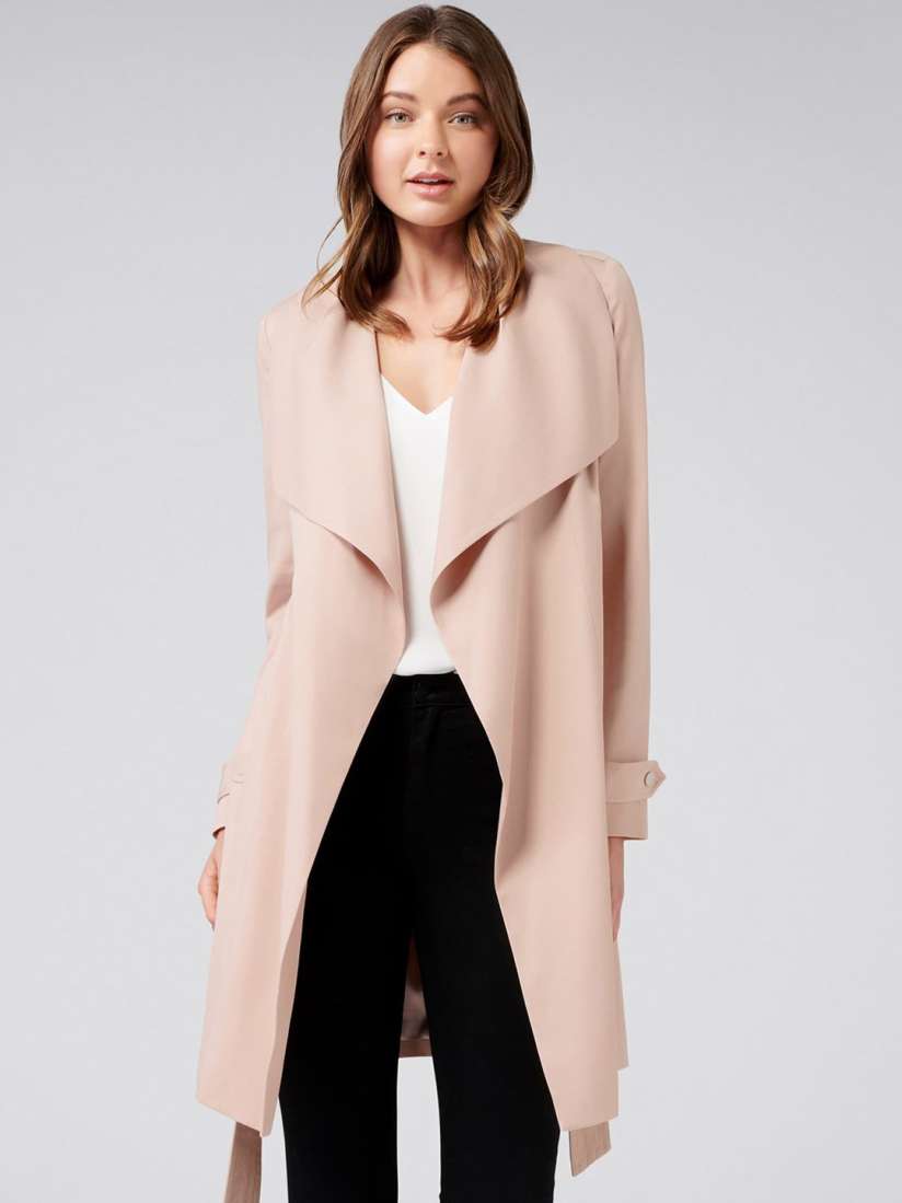 Pink waterfall coat online