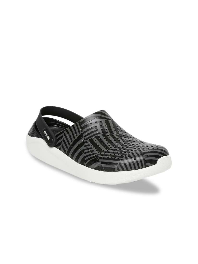 Buy Crocs Literide Unisex Grey Black Clogs Sandals for Unisex 11532682 Myntra