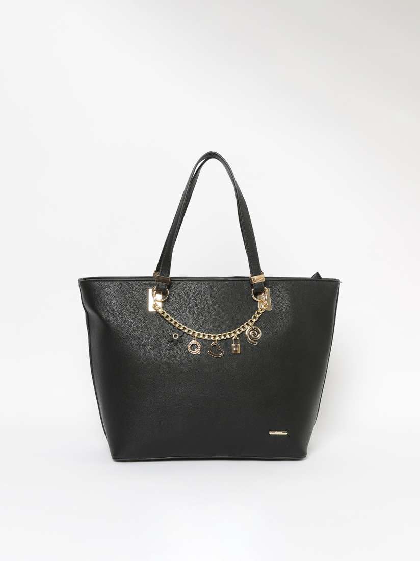 Buy Ginger by Lifestyle Black Solid Shoulder Bag Handbags for Women 11559654 Myntra