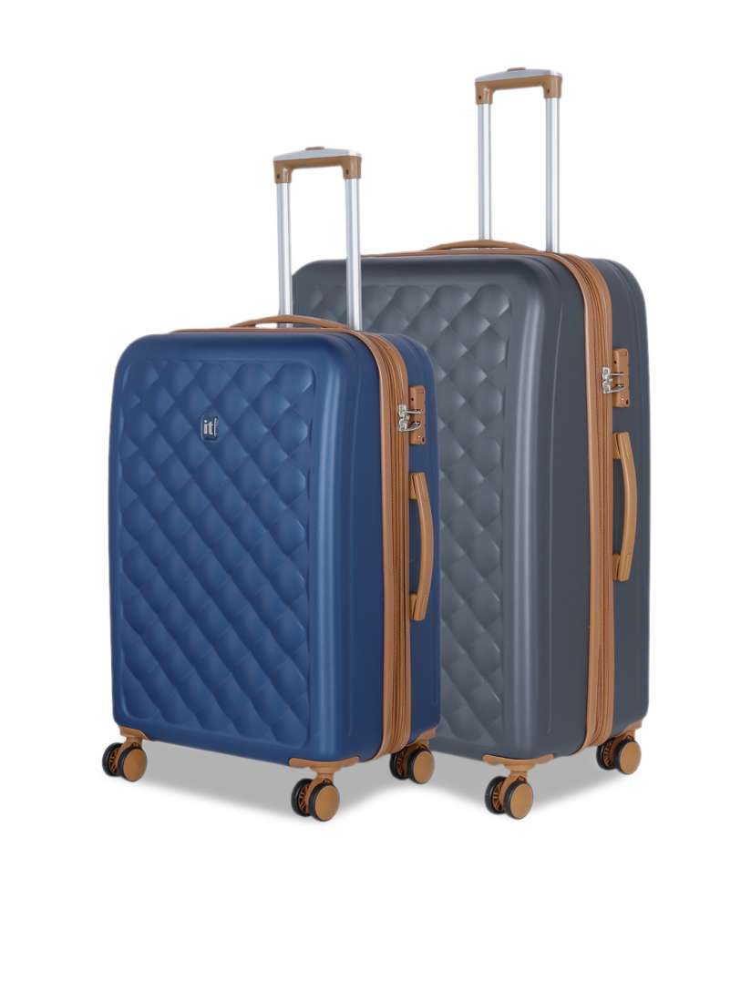 Buy IT luggage Unisex Set Of 2 Cushion Lux 360 Degree Rotation Hard Sided Trolley Suitcases Trolley Bag for Unisex 11569818 Myntra