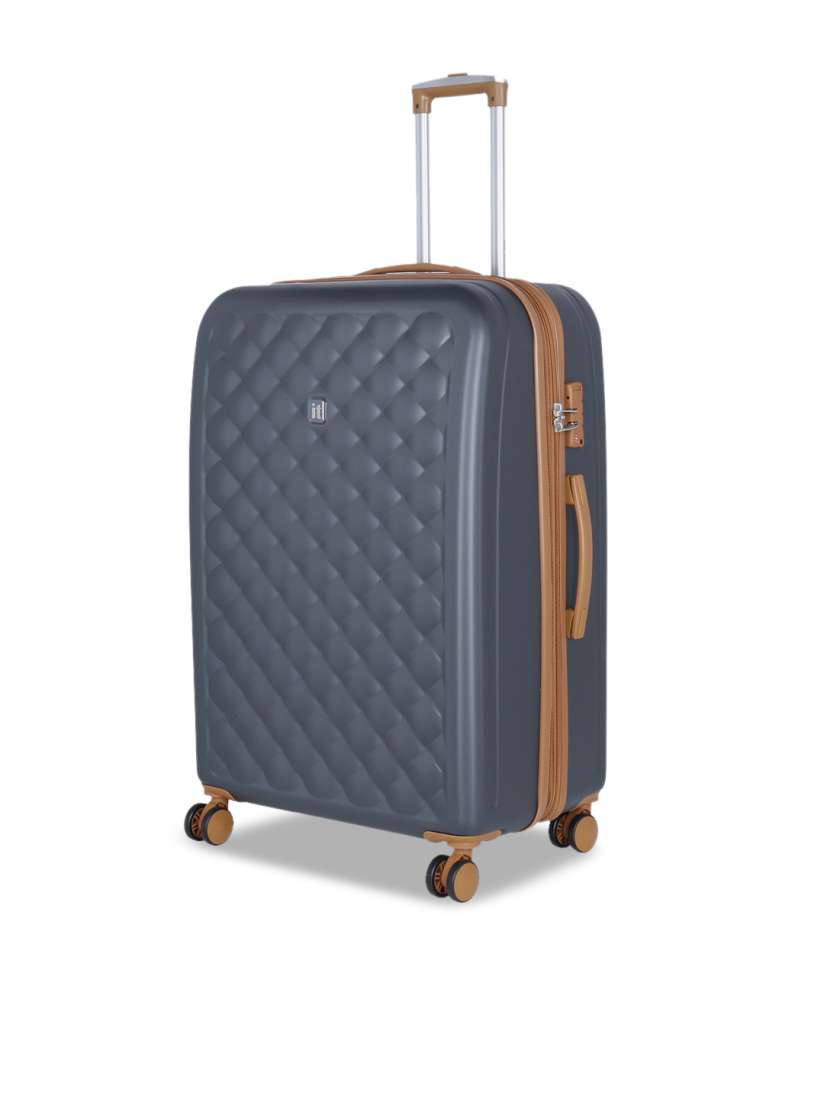 Buy IT luggage Set of 2 Grey Cushion Lux 360 Degree Rotation Hard Sided Trolley Suitcases Trolley Bag for Unisex 11569614 Myntra