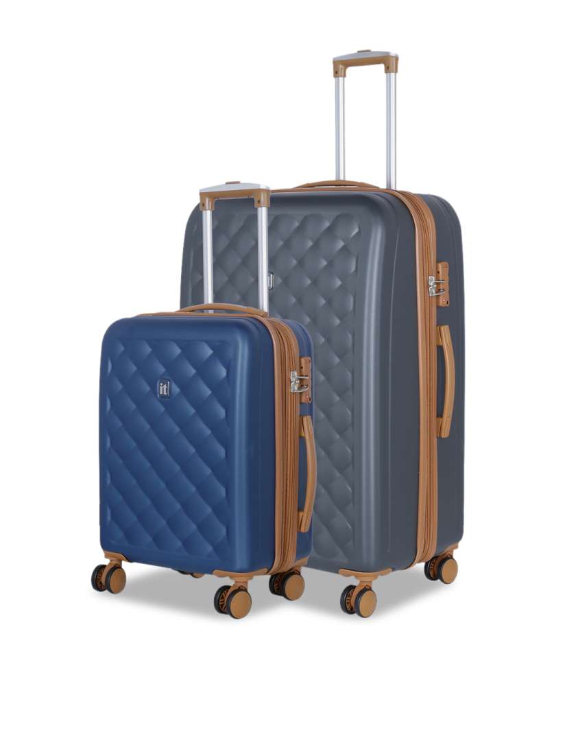 Buy IT luggage Unisex Set Of 2 Cushion Lux 360 Degree Rotation Hard Sided Trolley Suitcases Trolley Bag for Unisex 11569820 Myntra