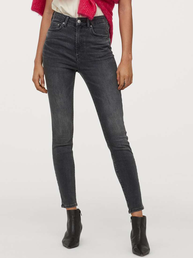 Buy H M Women Grey Embrace High Ankle Jeans Jeans for Women 11585904 Myntra