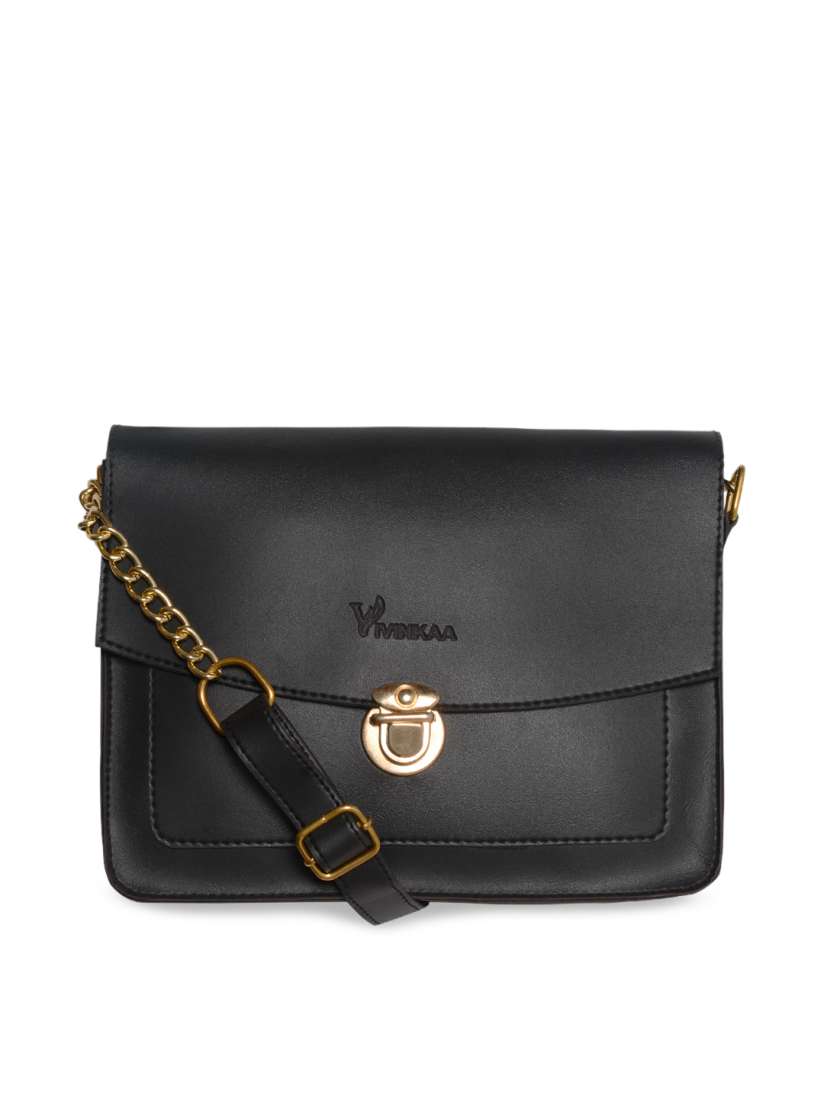 Buy Vivinkaa Black Solid Sling Bag Handbags for Women 11617418 Myntra