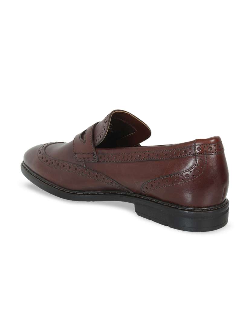 Buy Clarks Men Brown Solid Leather Brogues Formal Shoes for Men 11453456 Myntra