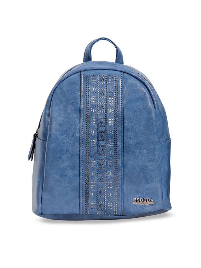 Buy ESBEDA Women Blue Laser Cut Embellished Backpack Backpacks for Women 11466956 Myntra