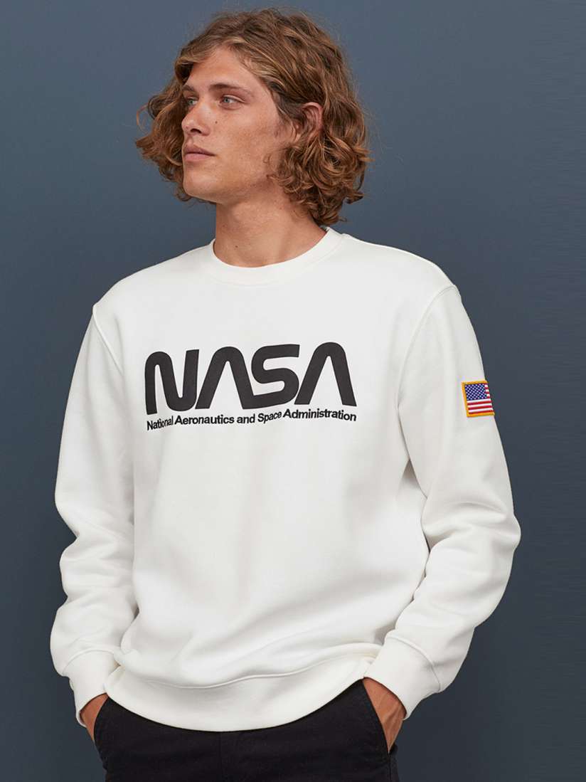 H & m nasa sweatshirt online