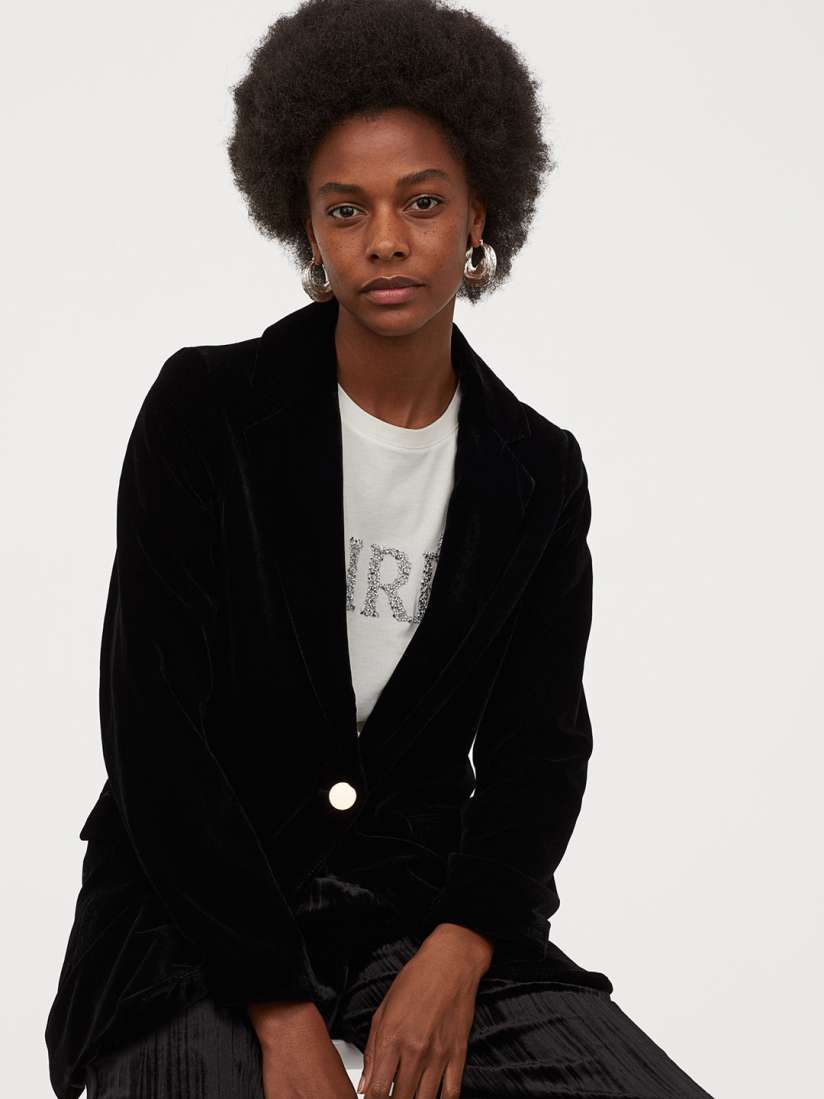 Women's black velvet shrug on sale