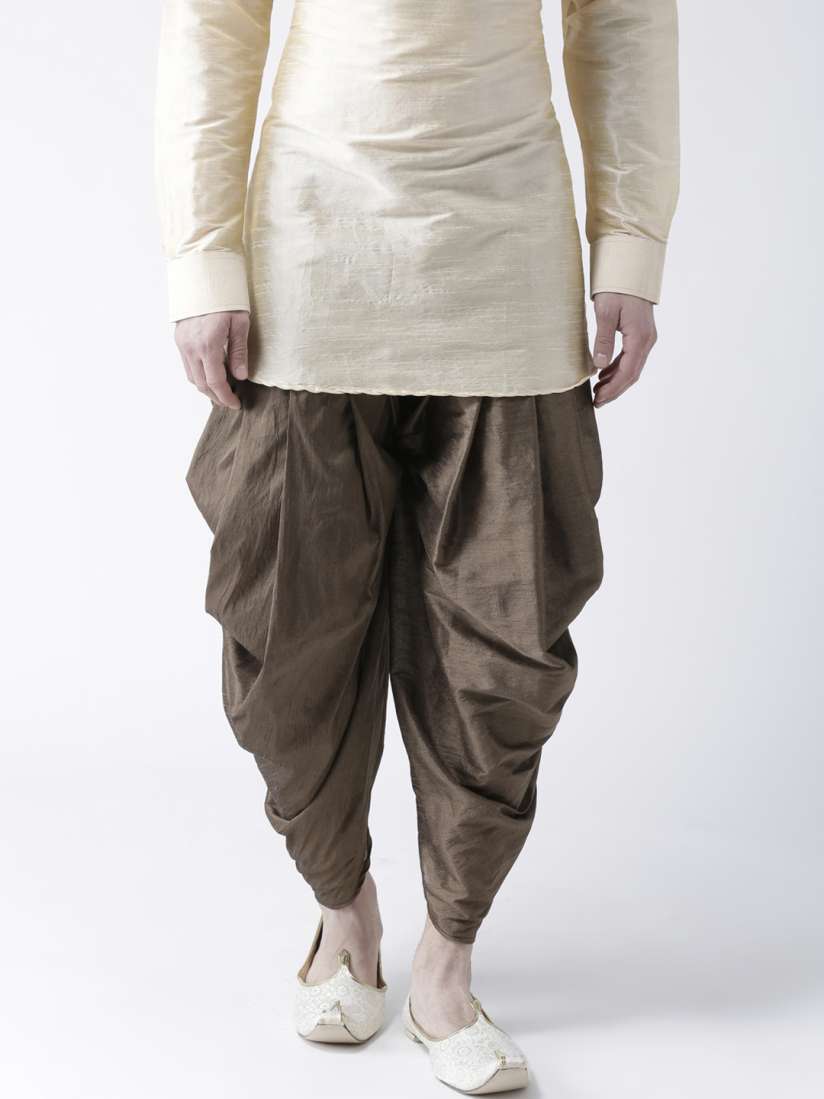 Buy DEYANN Men Brown Solid Dhoti Dhotis for Men 11708372 Myntra