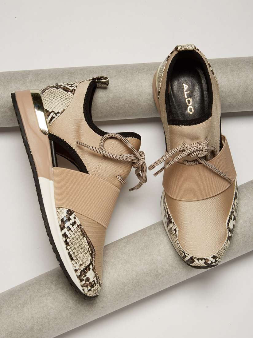 Buy ALDO Women Beige Printed Sneakers Casual Shoes for Women 11714154 Myntra