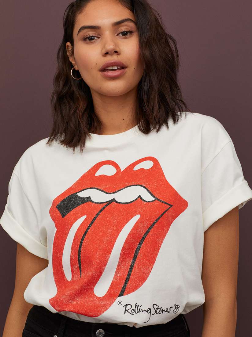 T shirt rolling stones h&m store