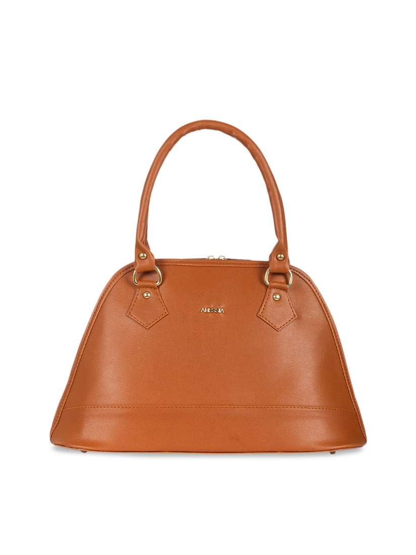 Buy Alessia74 Brown Solid Handheld Bag Handbags for Women 11722868 Myntra