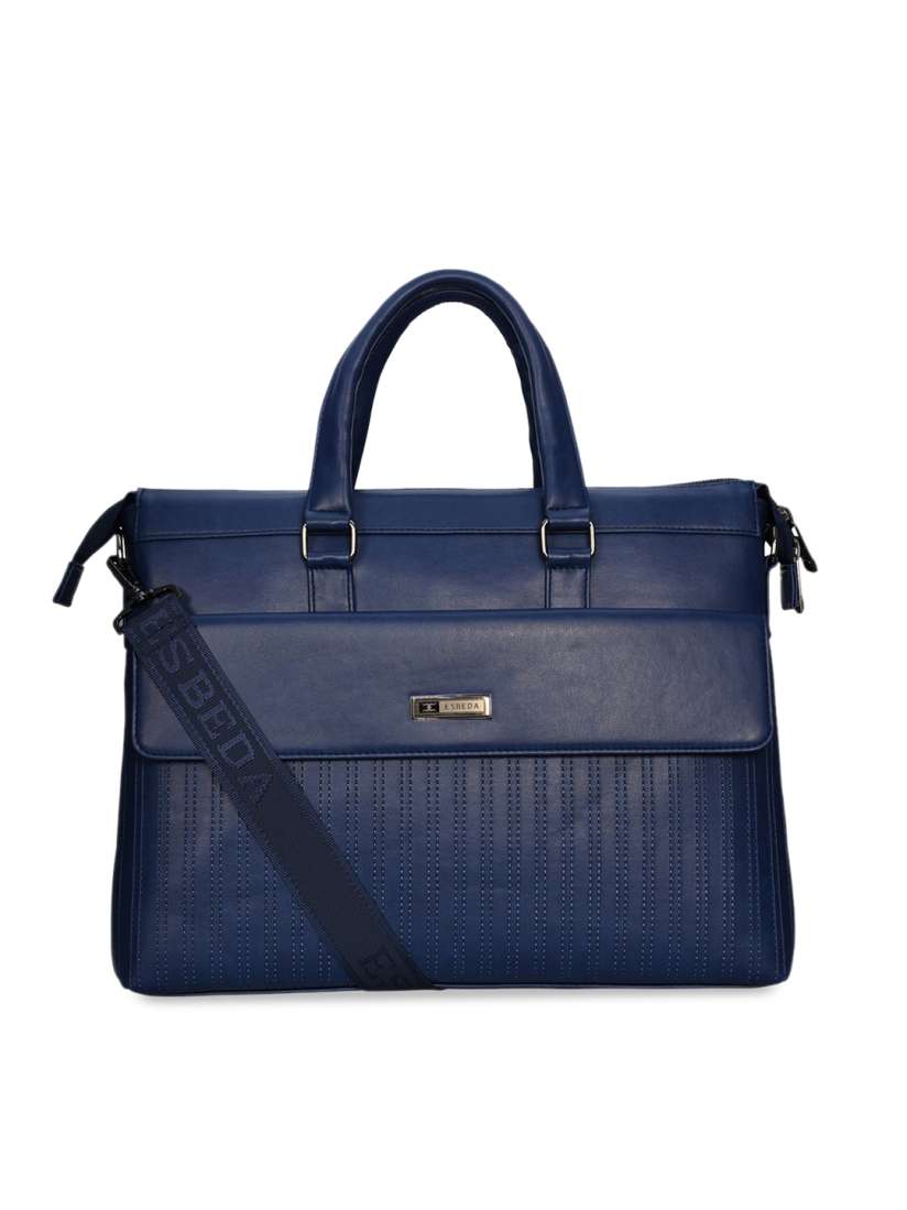 Buy ESBEDA Unisex Blue Solid RFID Laptop Bag Laptop Bag for Unisex 11746528 Myntra