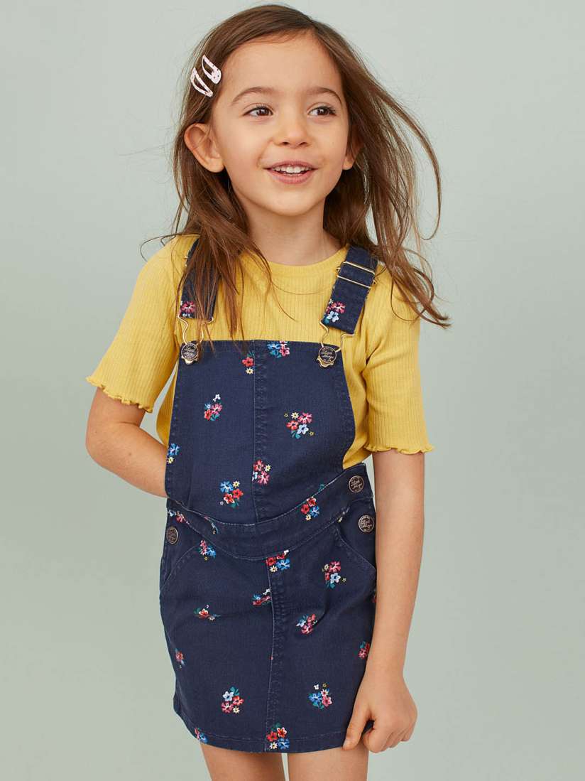 Dungaree dress myntra shop
