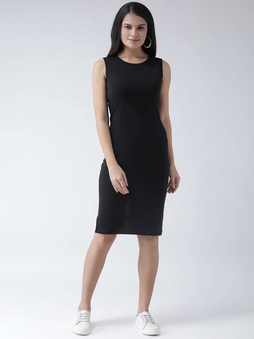 Buy Texco Women Black Solid Sheath Dress Dresses for Women 11639564 Myntra