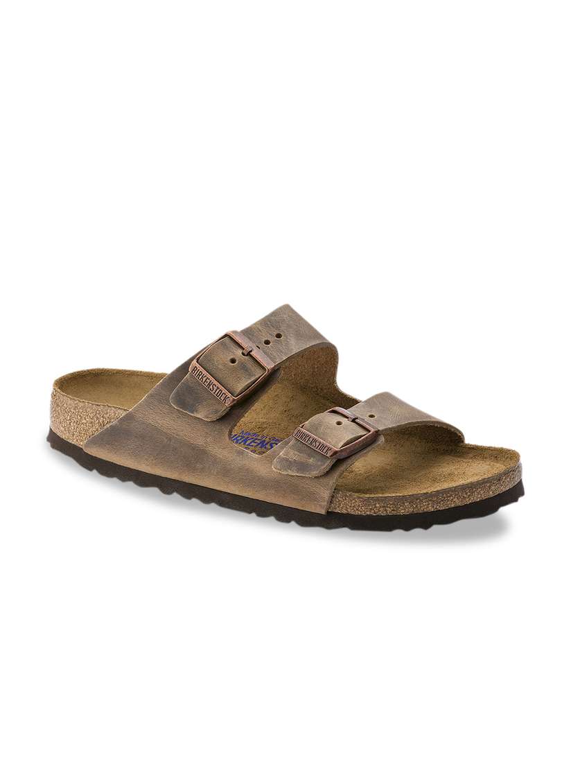 Birkenstock Strap Brown Birkenstock Arizona Soft Footbed Tobacco