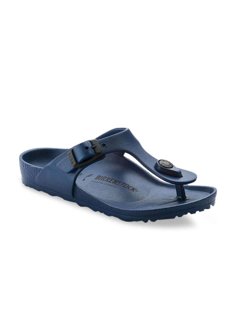 Buy Birkenstock Gizeh Essentials Navy Narrow Width Eva Beach Sandals Flats for Girls 11658468 Myntra
