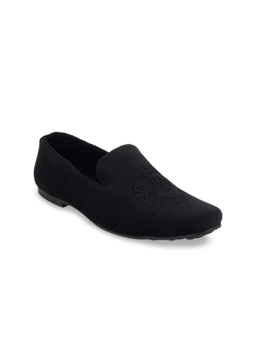 Buy Kielz Men Black Textured Suede Loafers Casual Shoes for Men 11661476 Myntra