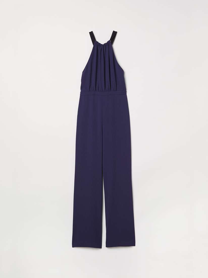 H&m navy blue jumpsuit clearance