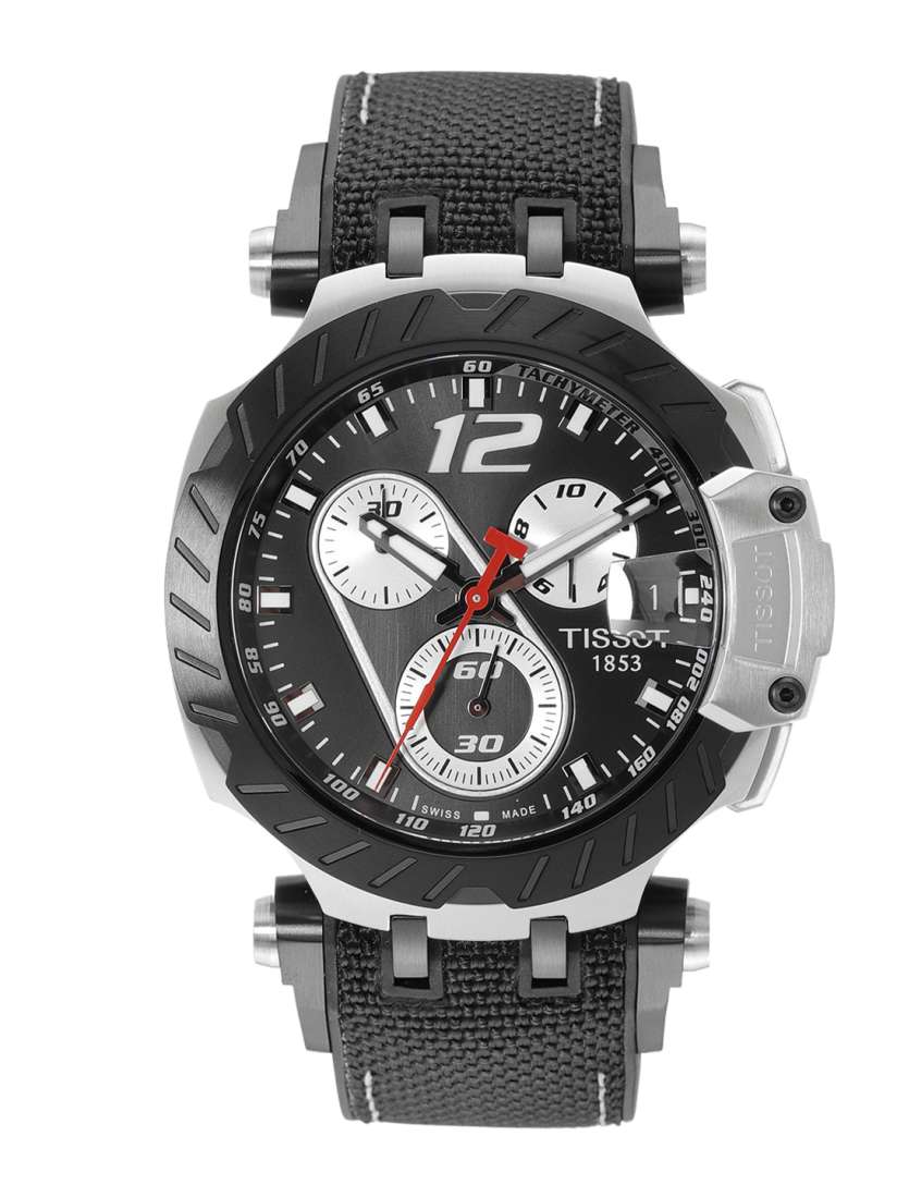 Buy TISSOT Men Black T race Moto GP Charonograph Watch T1154172705700 A Watches for Men 11946040 Myntra