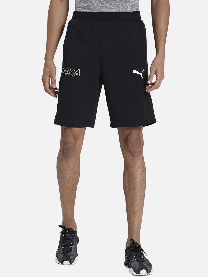 Buy Puma Men Black Solid Regular Fit Modern Sports Shorts Shorts for Men 11958738 Myntra