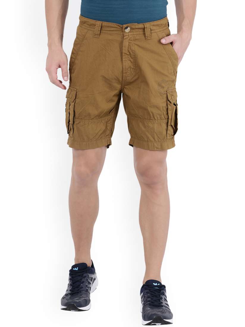 Buy Wildcraft Men Khaki Solid Regular Fit Cargo Shorts Shorts for Men 11960986 Myntra