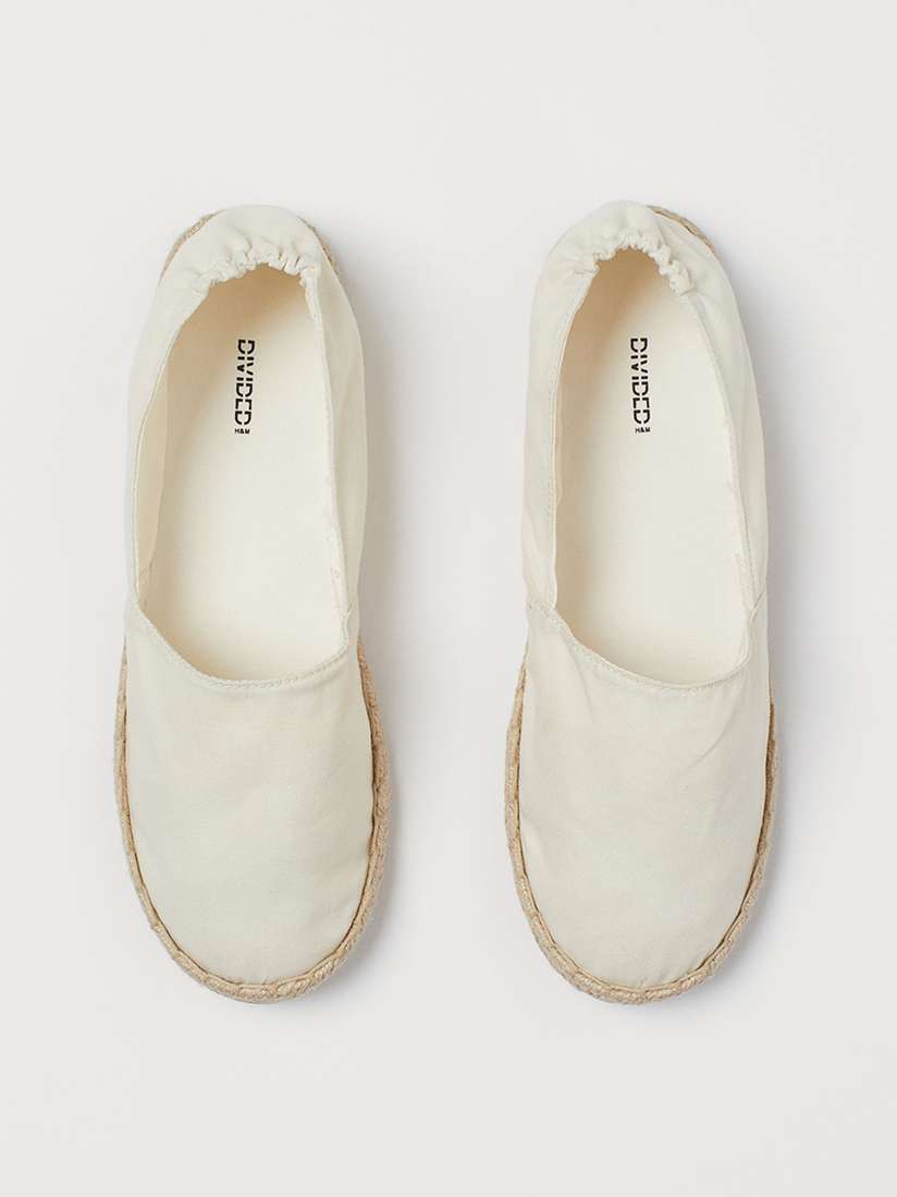 h&m white espadrilles