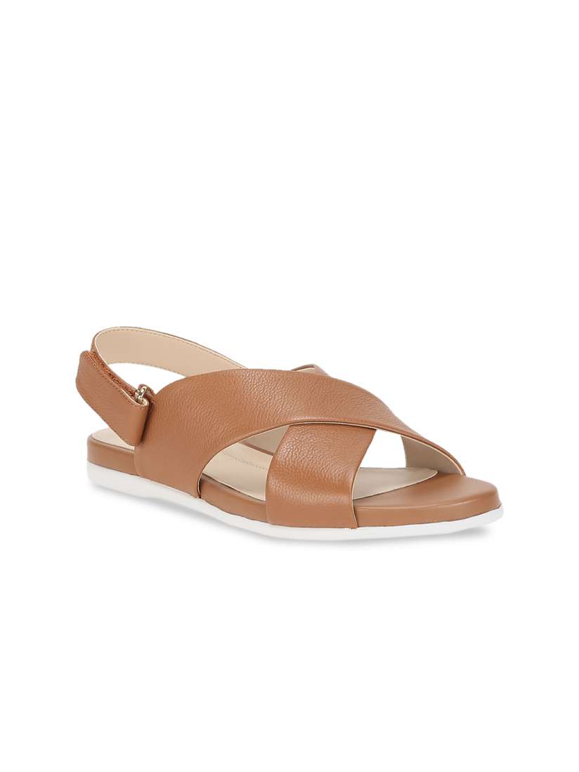 Buy Cole Haan Women Beige Solid Leather Open Toe Flats Flats for Women 11910810 Myntra