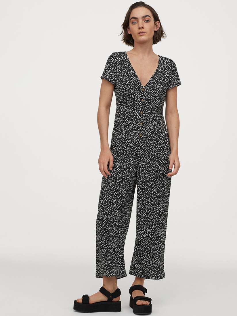 H&m crepe jumpsuit shop