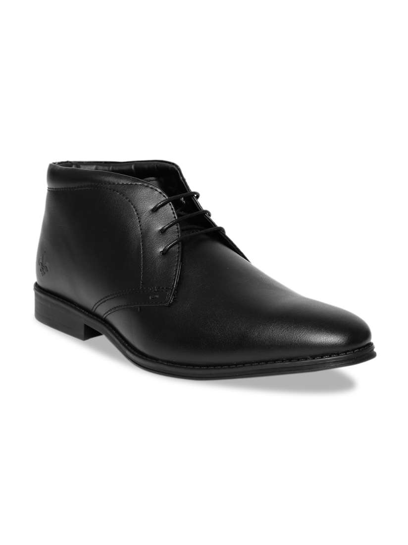 Buy Bond Street By Red Tape Men Black Solid Formal Boots Formal Shoes for Men 12068672 Myntra