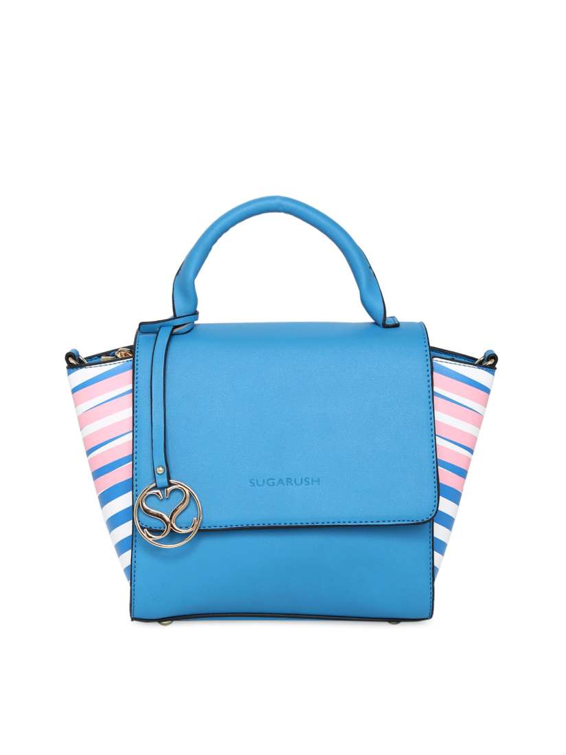 Buy Sugarush Women Blue Solid Sling Bag Handbags for Women 12092452 Myntra