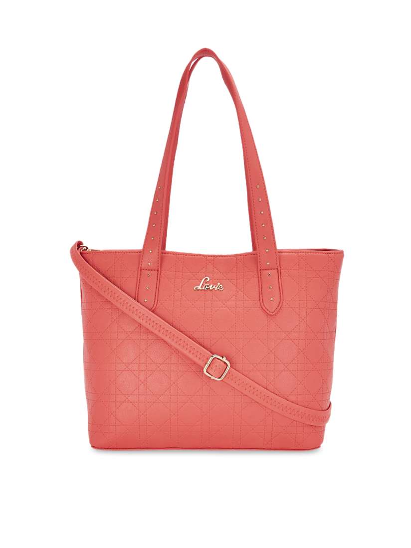 Buy Lavie Orange Solid Tote Bag Handbags for Women 12095800 Myntra