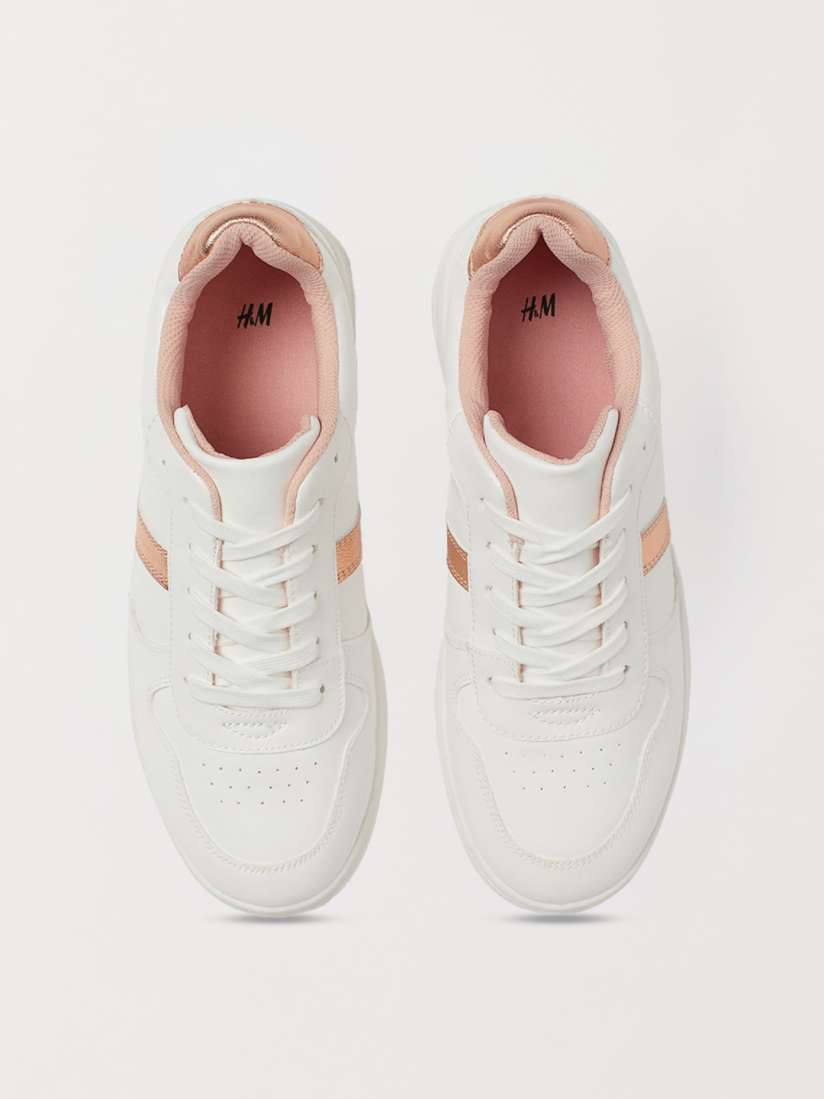 H&m white trainers womens sale