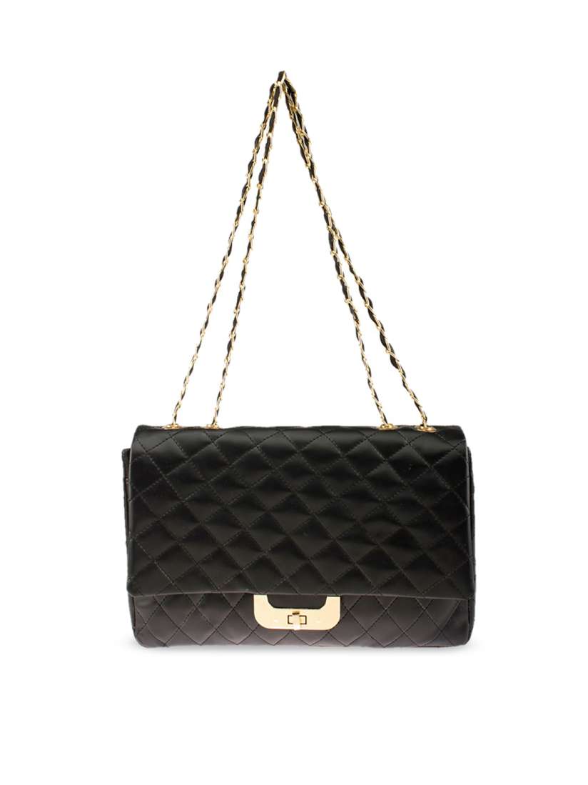 Buy OsaiZ Women Black Textured Sling Bag Handbags for Women 12148290 Myntra