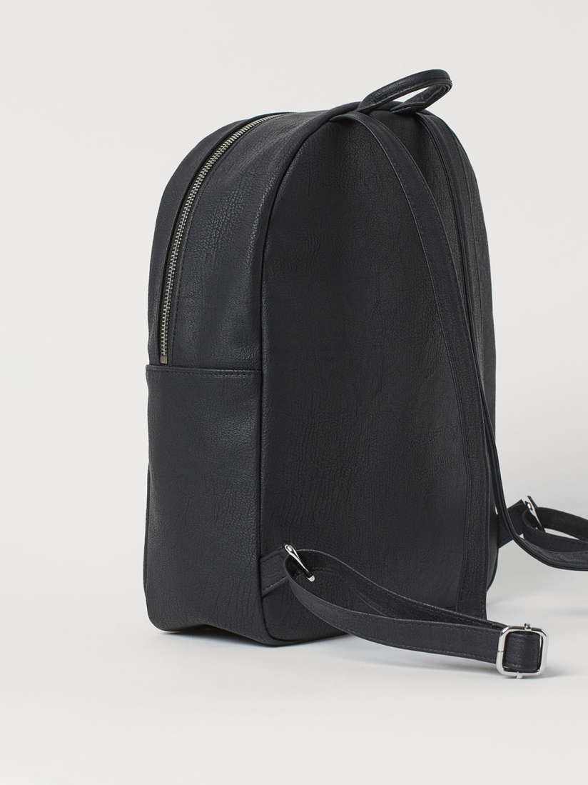 Buy H M Women Black Solid Small Backpack Backpacks for Women 12154314 Myntra