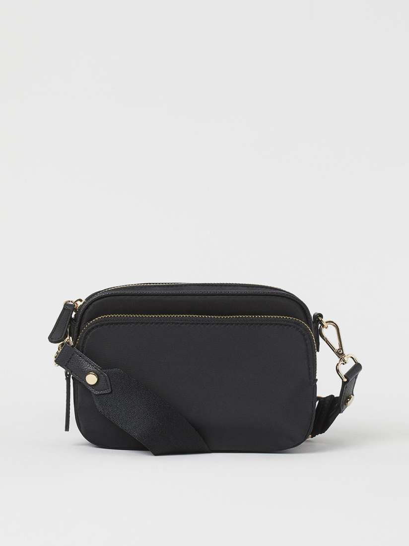 Buy H M Black Solid Small Shoulder Bag Handbags for Women 12154004 Myntra