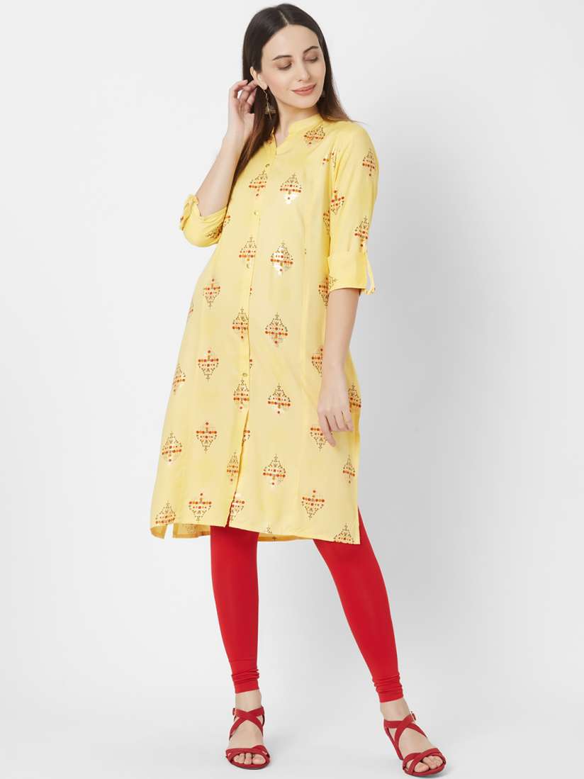 Vedic long kurtis top
