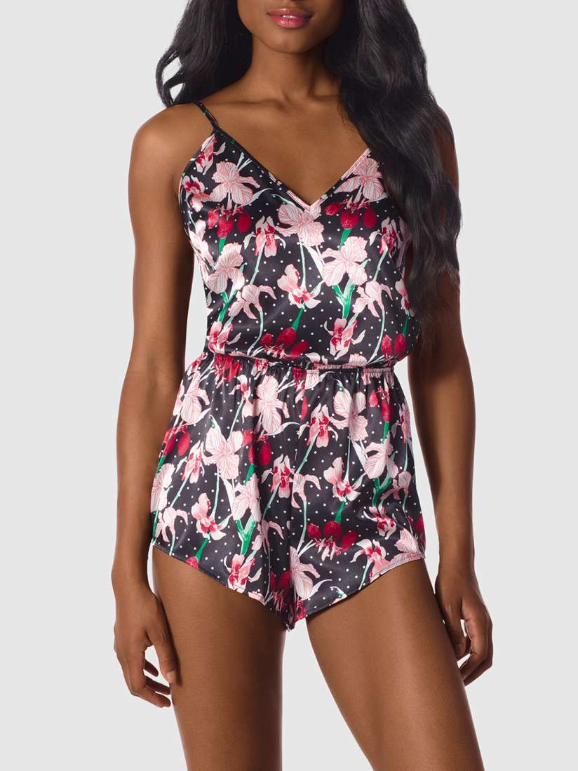 Buy La Senza Women Grey Red Printed Lounge Playsuit Bodysuit for Women 12192532 Myntra