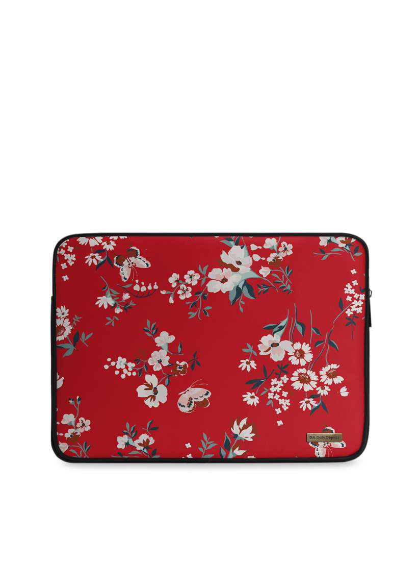 Buy DailyObjects Unisex Maroon Off White Printed Laptop Sleeve Laptop Bag for Unisex 12168082 Myntra