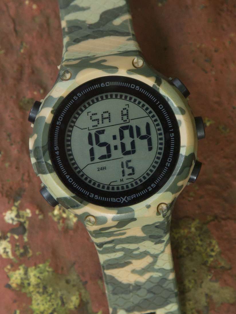 Buy BOXER Men Black Grey Digital Watch BXR029i Watches for Men 12230074 Myntra