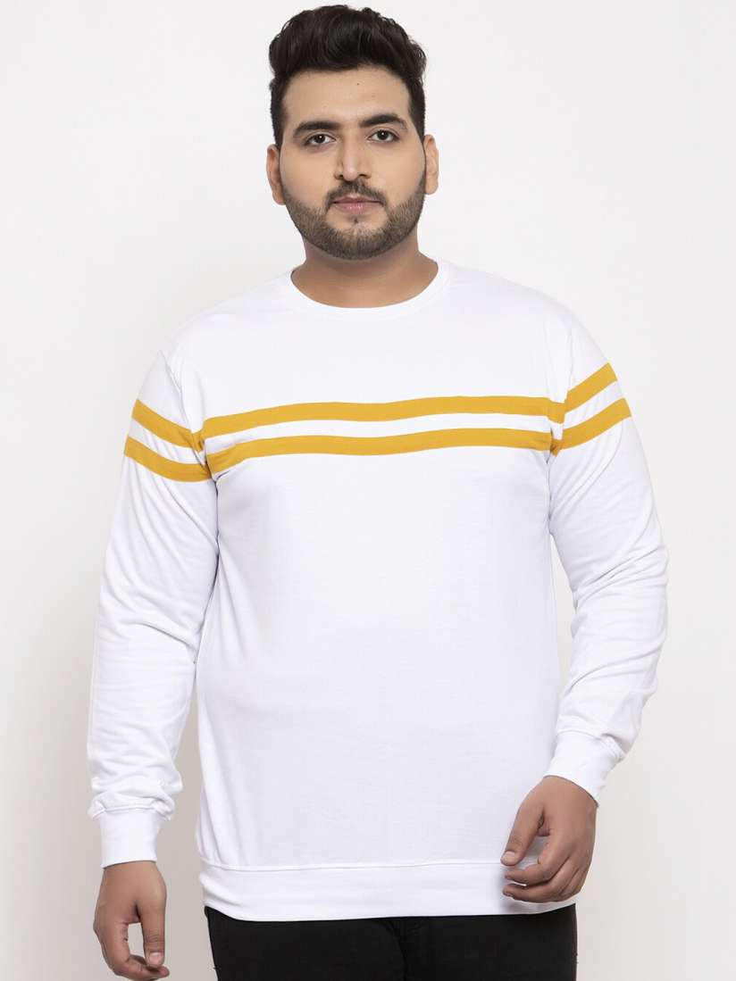 Yellow striped sweatshirt outlet