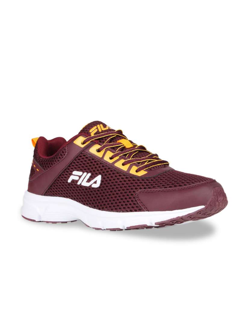Buy FILA Men Maroon Solid Running Shoes Sports Shoes for Men 12297120 Myntra