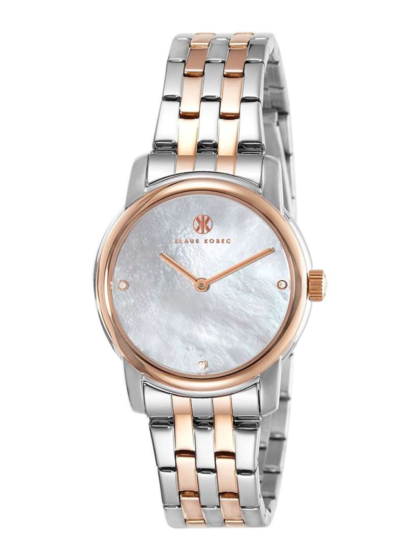 Buy Klaus Kobec Women Silver Toned Analogue Watch KK 10028 33 Watches for Women 12333086 Myntra