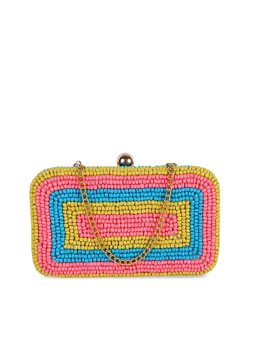 Buy REZZY Multicoloured Embellished Clutch Clutches for Women 12204934 Myntra