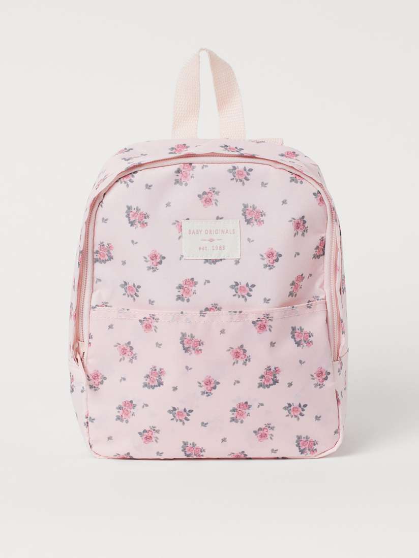 Buy H M Girls Pink Patterned Backpack Backpacks for Unisex Kids 12201444 Myntra