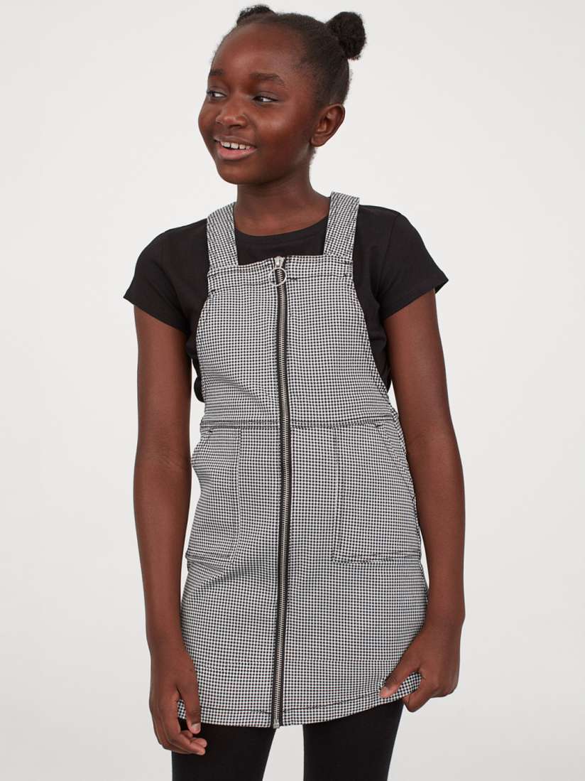 Dungaree dress myntra clearance