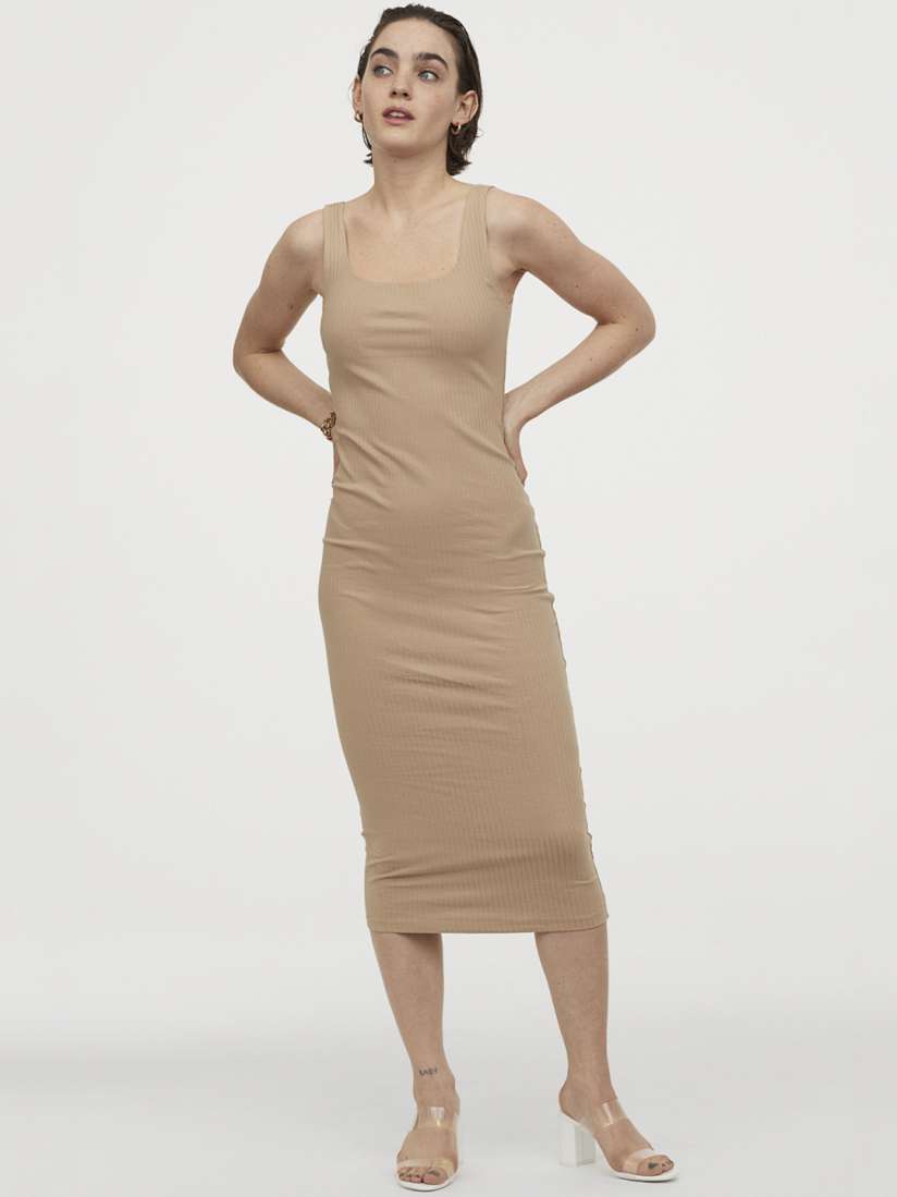 Calf length bodycon dress 2025